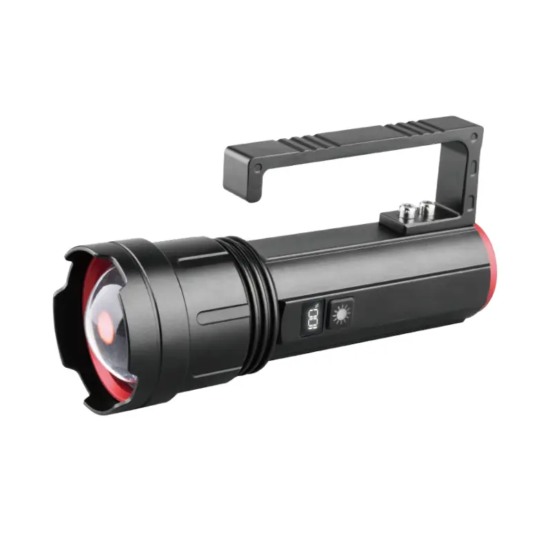 Dobíjacia 50W biela laserová ručná baterka